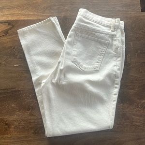 Wrangler jeans cream high waist straight leg denim true 1990s vintage